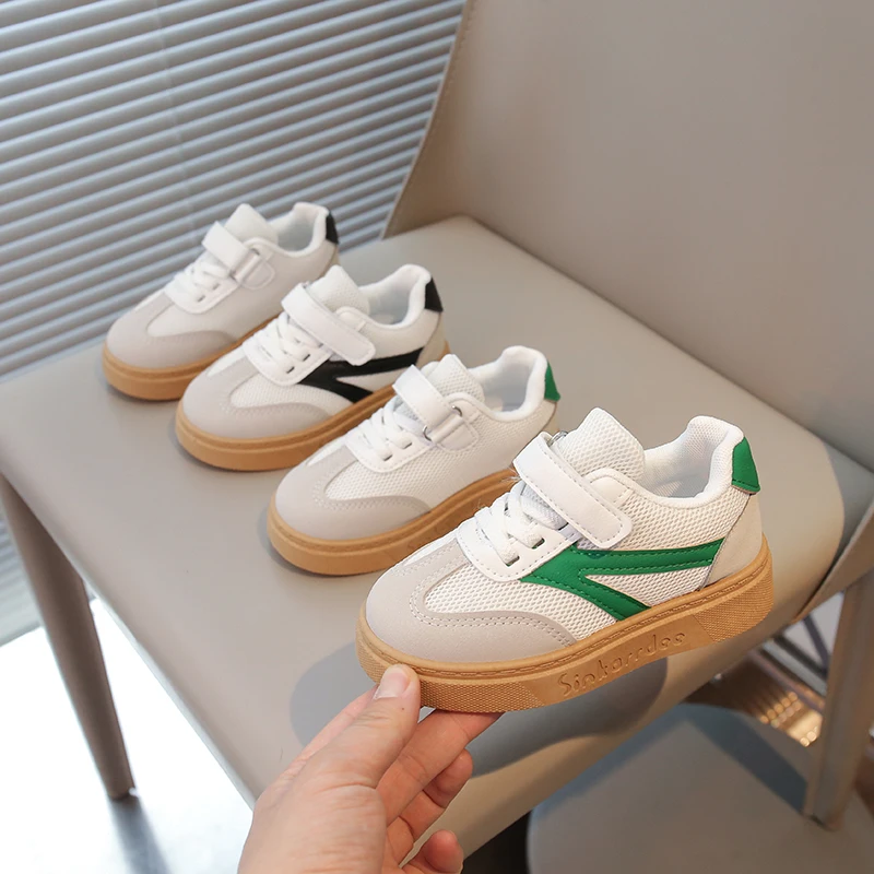 

New Spring Autumn Kids Casual Shoes for Boys Girls Air Mesh Breathable Children School Students Skate Sneakers Fashion Classic