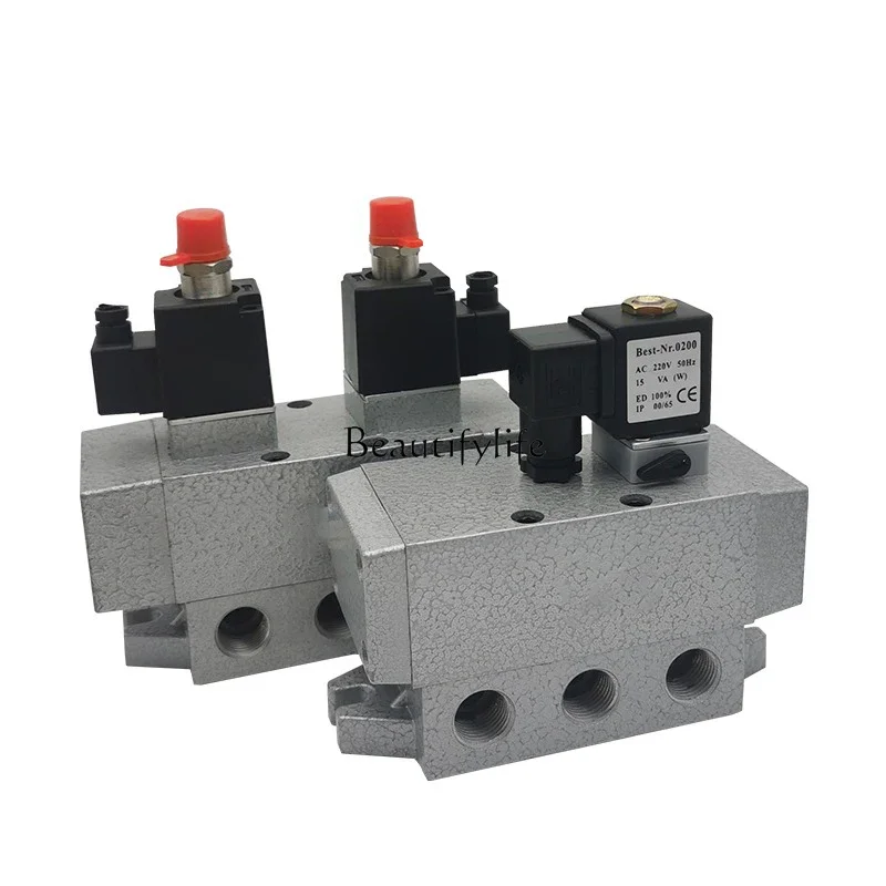 Two Position Five Way Solenoid Valve K25D-15 Old Valve Large Flow K35d2h