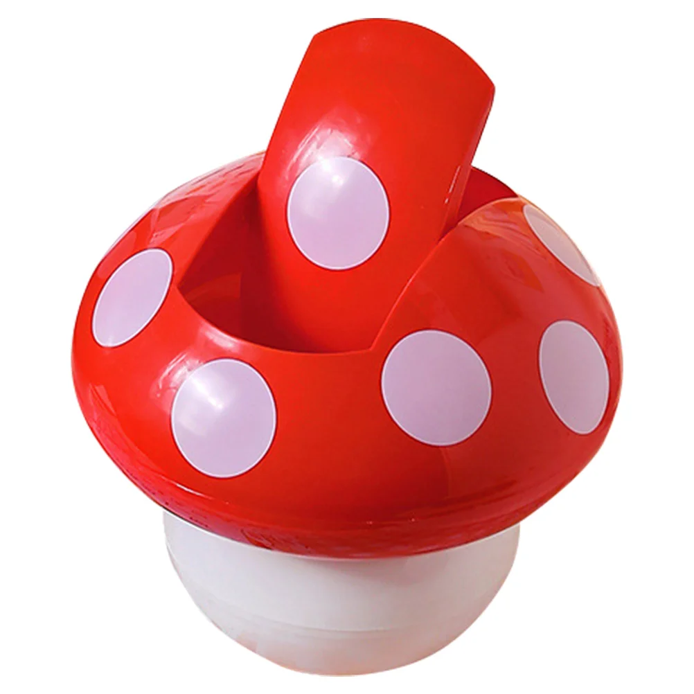 

Mushroom Shaped Desktop Trash Can Small Mini Garbage Bin Multi-Use Waste Holder for Office Home Decorative Storage