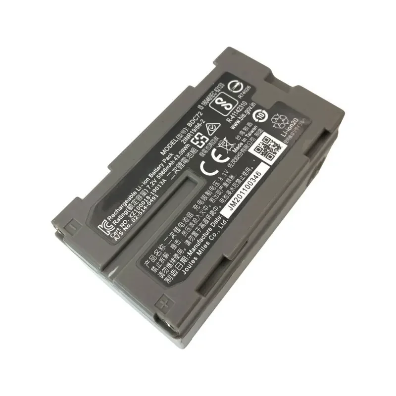 7.2V 5986mAh BDC72 Battery For Topcon GM-52 OS/ES FX101 IM52/101/102 Total Station Surveying Battery Li-ion Instrument Battery