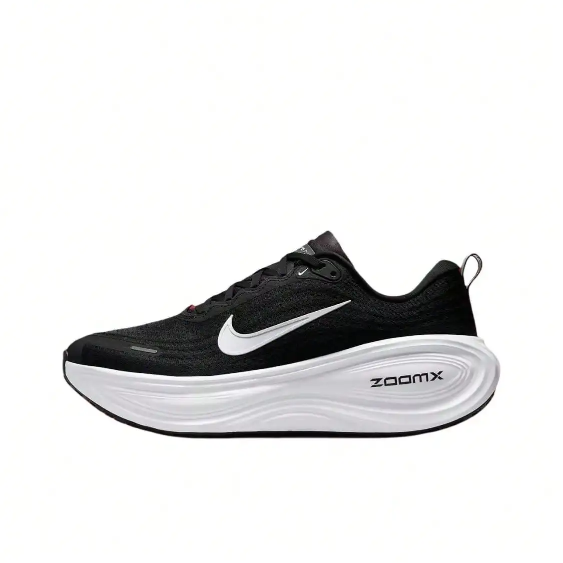 Nike Vomero Plus Fashionable & Comfortable, Mesh Anti-Slip Durable Low-Top Running Shoes, Black & White, Men HV8150-002