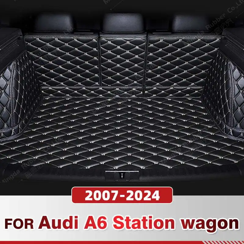 

Для Audi A6 Station wagon 2007-2024 23 22 21 Автоматический коврик для багажника с полным покрытием Автомобильный защитный коврик для багажника Аксессуары для интерьера