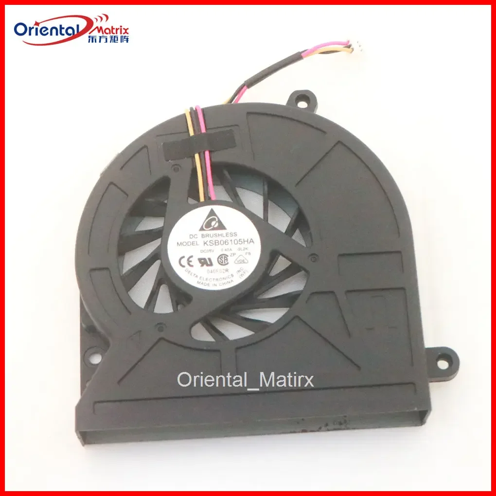New KSB060105HA DC5V 0.40A Computer Fan For Toshiba C655 C655D C650 L650 V000220360 C660 Cooler Cooling Fan