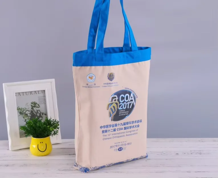 Customized canvas bag hand bag customized logo customized size