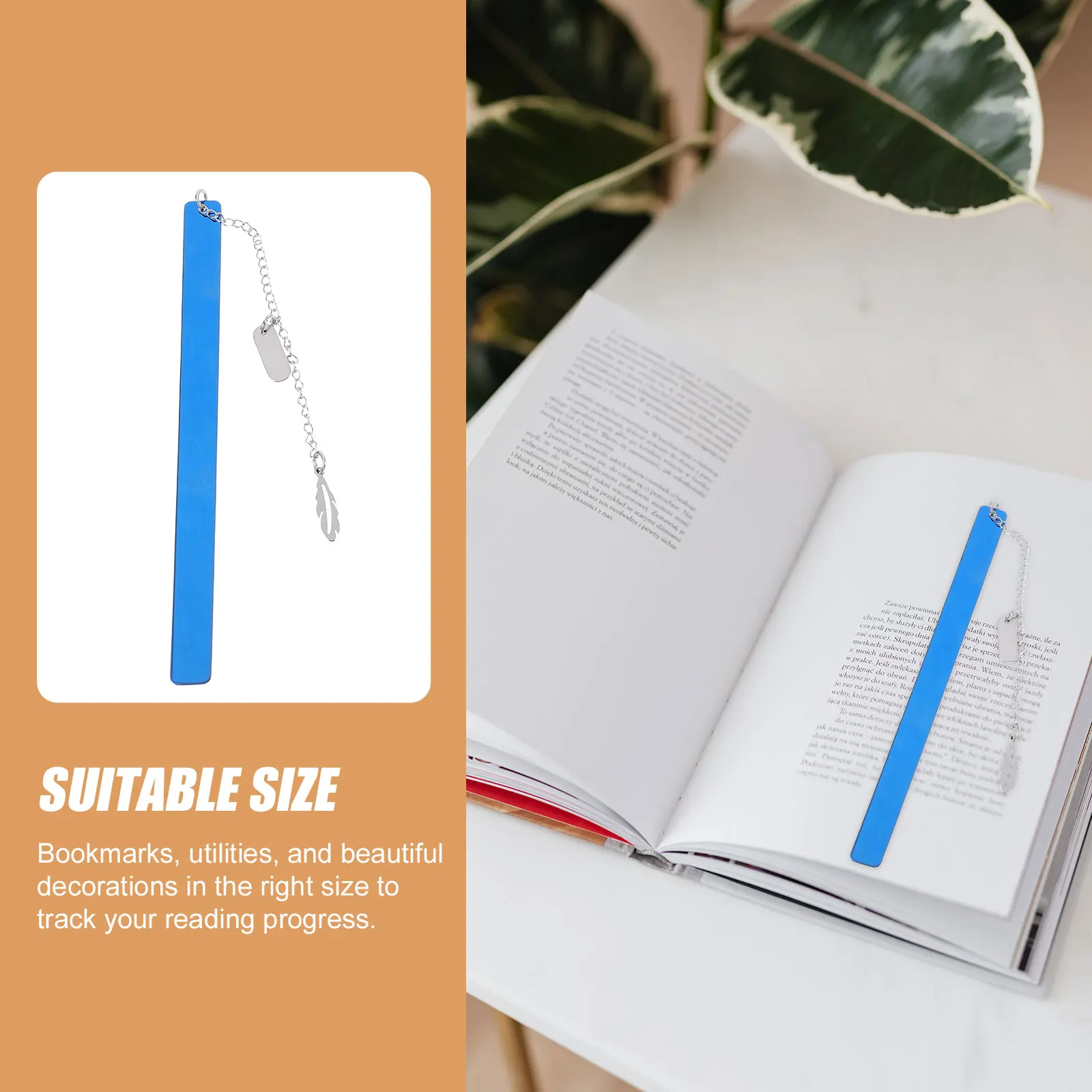 

3Pcs Stainless Steel Classic Bookmark Zinc Alloy Book Page Markers Bible Reading Page Marks Tear Resistant