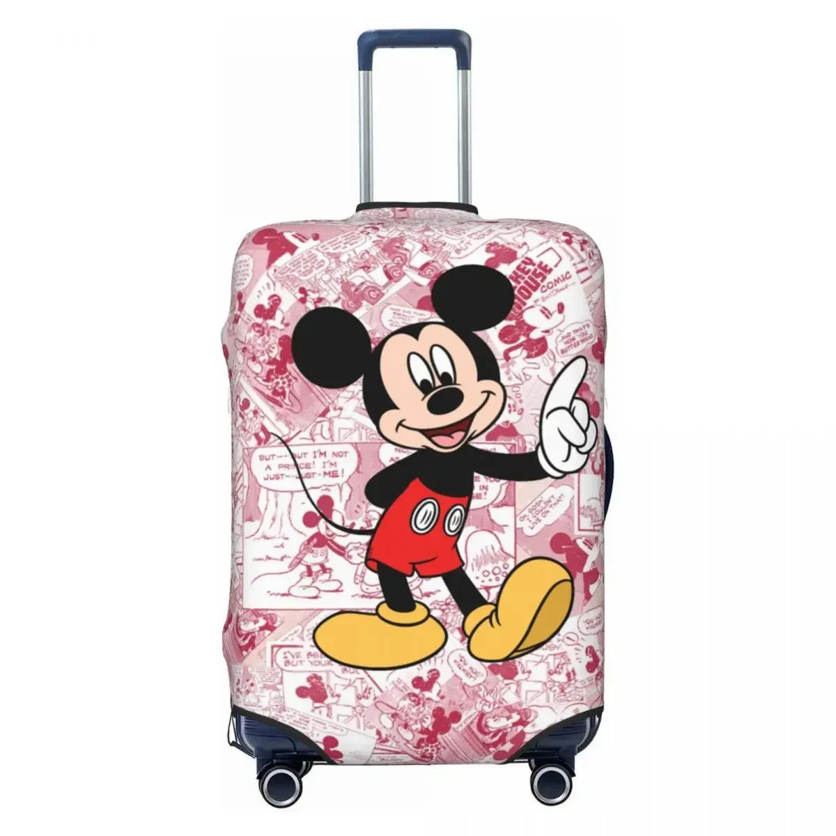 

Чемодан Miniso Mickey Mouse, Mickey Mouse и Minnie, утолщенный и износостойкий дорожный чемодан, консилер