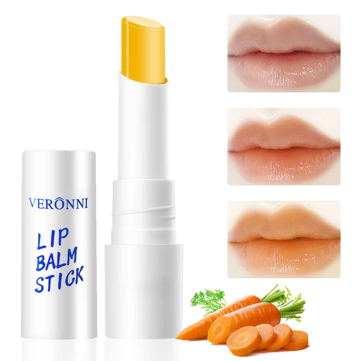 Colored moisturizing lip balm Fruit Lipstick Peach moisturizing, diluting lip lines, anti-drying lip balm Valentine's Day gifts