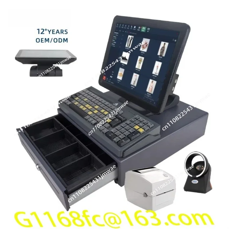 15-Inch PCI Industrial Touch Display - Foldable Multi-Application Commercial Display part