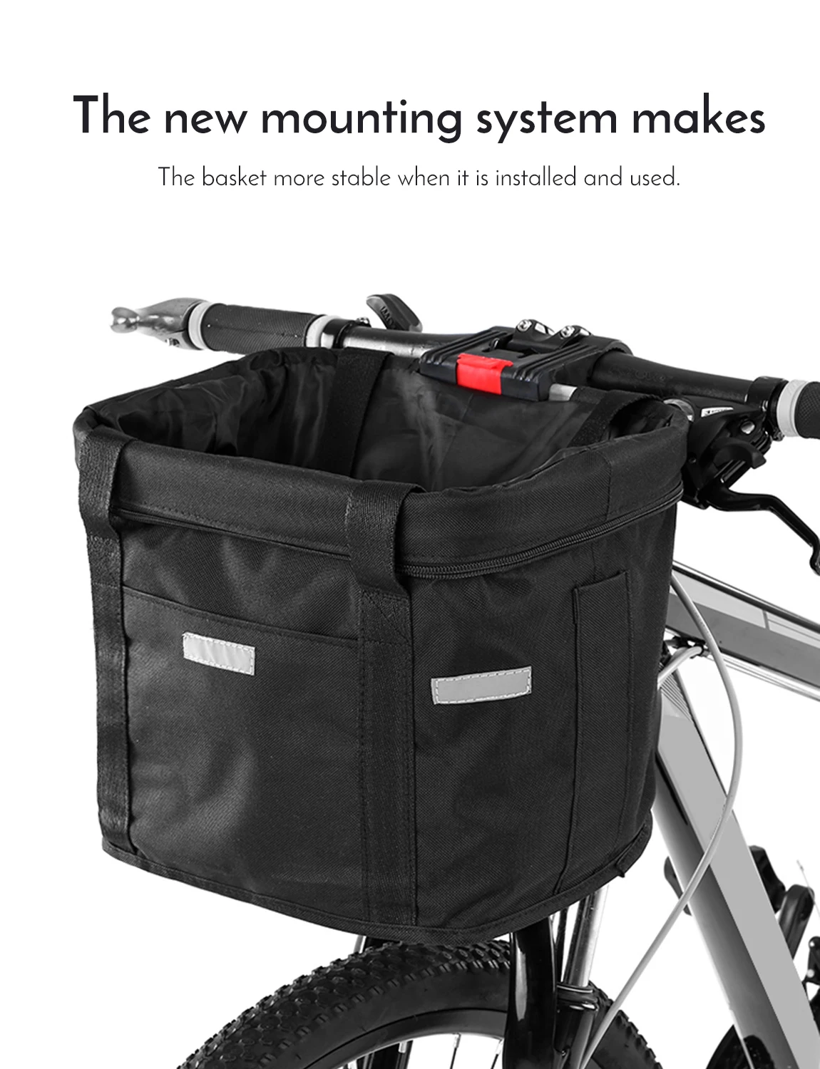 Bicycle Front Basket Removable Waterproof Bike Handlebar Basket Pet Carrier Frame Bag Bicycle Equipment For Mountain Bike