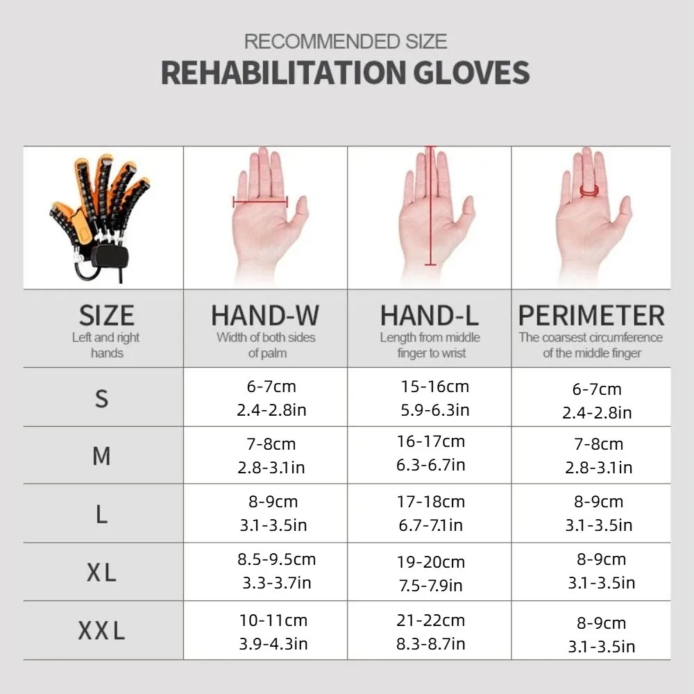 Electric Hand Rehabilitationilitation Robot Glove Mirror Image Intelligent Hand Recovery Massager Pneumatic Five Finger