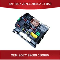 Caja de Fusibles 9667199680 6500HV R08 R07, Ensamblaje de Caja de Fusibles R08 BSM, Apta para Peugeot 1007 207CC 208, para Citroën C2 C3 DS3