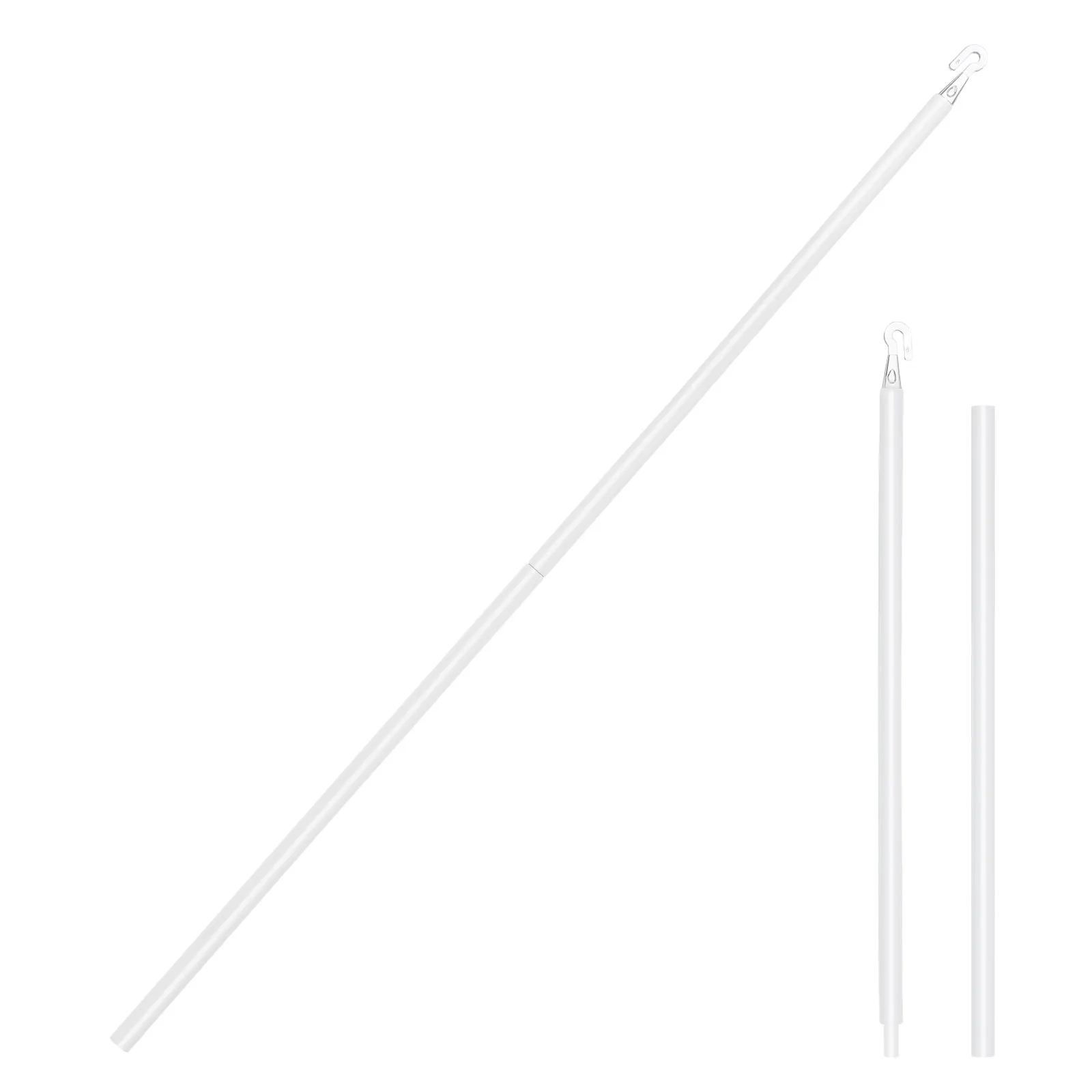 Curtain Stick for Blinds Heavy Duty PP Blind Wand Replacement Easy Assembly Splice Design Window Opener for Bay French Vertical