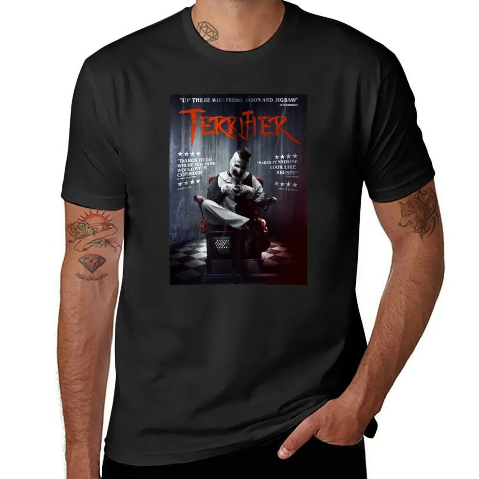 

Terrifier T-shirt new edition for a boy sublime mens plain t shirts