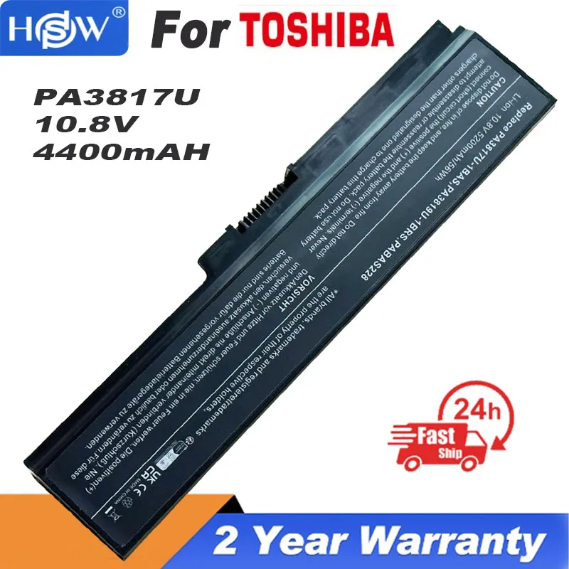 10.8V 48WH Original Laptop Battery PA3817U-1BRS PA3817U For Toshiba Satellite A660 C640 C600 C650 C655 C660 L650 PA3818U PA3816U