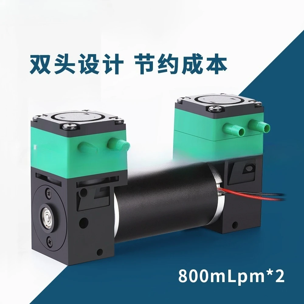 Double Diaphragm Liquid Pump Small Corrosion Resistant Miniature Vacuum Sampling