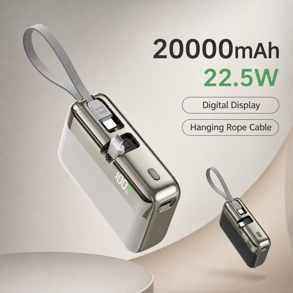 Portable Charger 20000Mah - Powerbank 20000mAh 22,5W Schnelllade-Kapsel Tragbares Ladegerät