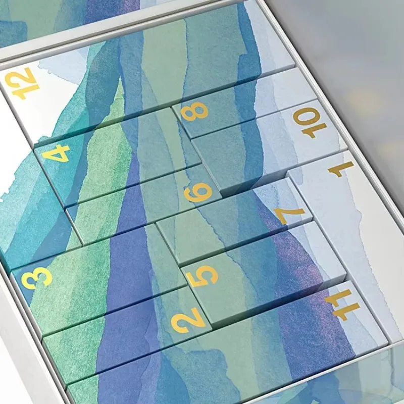 Customization.Customization.2025 Best Selling Multi-functional Advent Calendar Cardboard Box Lucky Makeup Mystery Boxes for Sale