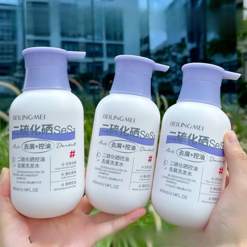 400ml Selenium Disulfide Scalp Care Shampoo Oil Control Dandruff Defense Purifying pH-Balanced Gentle Cleansing Voluminous Hair