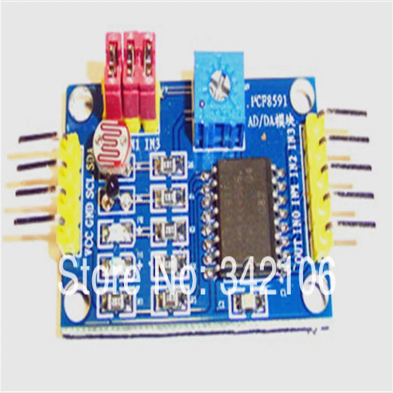PCF8591 Single-Chip Multi-Channel AD Converter Module - Digital-to-Analog Converter for Electronic Projects
