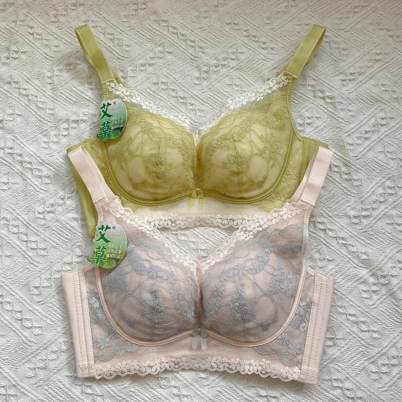 Luxury Lace Bra for Women Push-up Wire-free Soft Support Collect Breast Milk Adjustable Type Lift Up New Model Small-bust Bras