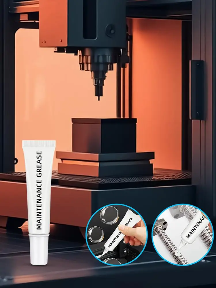

3D Printer Lead Screw Lubricant Optical Axis Guide Rail Track Bearing Rust Prevention Noise Reduction 10g White Lubricant