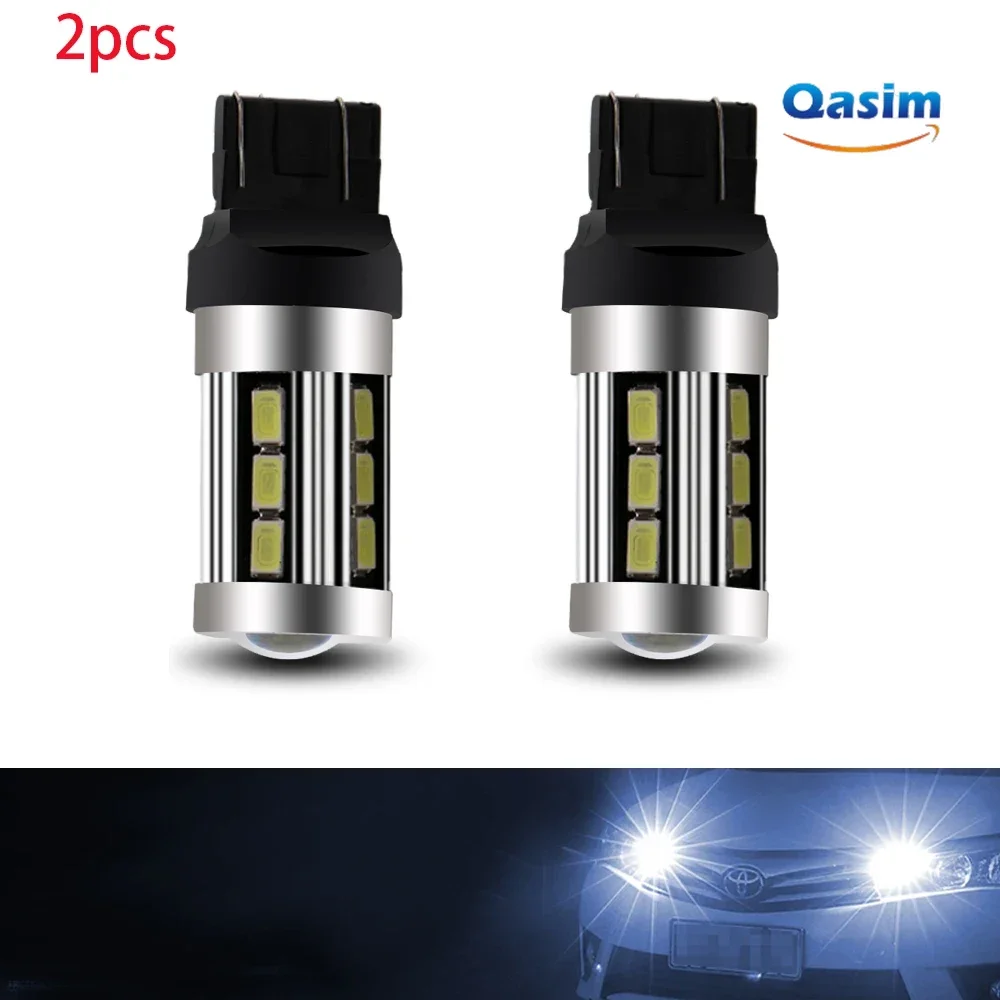 

2PCS P21W 1156 BA15S 1157 BAY15D LED Bulbs Turn Signal Lights 12V 18SMD 8000K White Reverse Parking Backup Brake Lamps 3156 3156