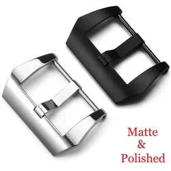 316L Stainless Steel Buckle for Panerai PAM Matte & Polished Pin Buckle 22mm 24mm 26mm Metal Watch Band Clasp Accessories