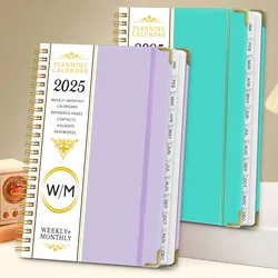 2025 Agenda Planner Notebook Diary Weekly Planner Goal Habit Schedules Journal Notebooks For School Stationery Office