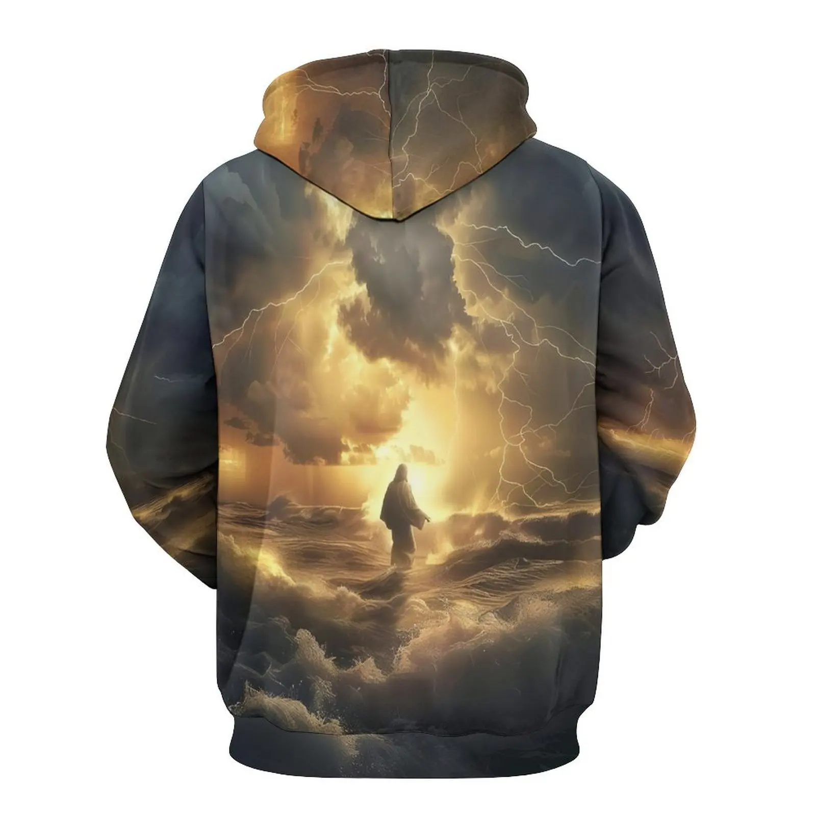 Easter Christian Jesus 3D Print Hoodies For Men Clothes Gifts Tracksuit Animal Lion Pullovers Cross Graphic Sweatshirts Y2K Tops