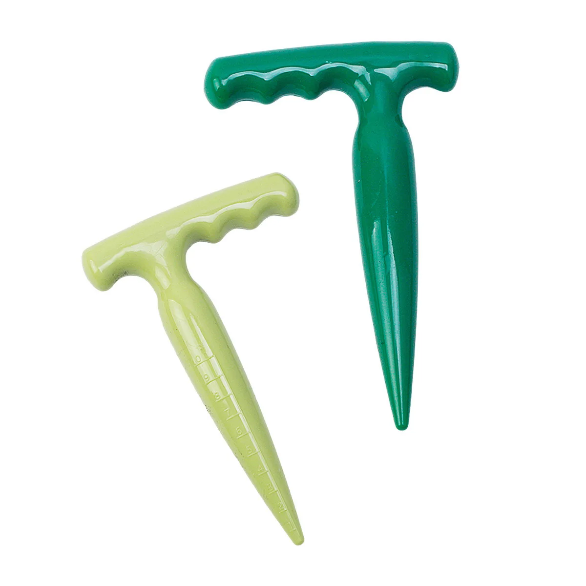 1PC Long Handle Plastic Garden Seedling Hole Digger Plant Transplanter Hole Digging Tool for Gardening