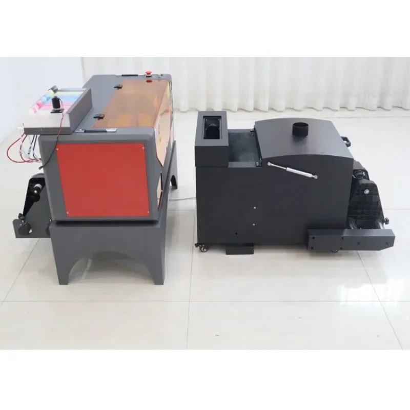 【2026】SG-A3 2 Heads Xp600 Printer Shake Powder Machine Use For Dtf Printer Heat Transfer Machine A3 T-shirt Hot Stamping Machine