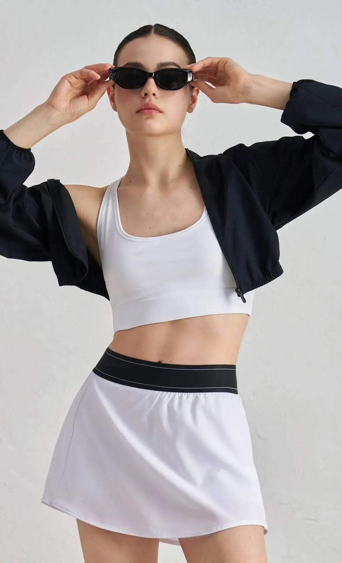 

Новая тканая спортивная куртка, легкий и дышащий топ Fiess с завязкой на талии, уличная повседневная облегающая куртка