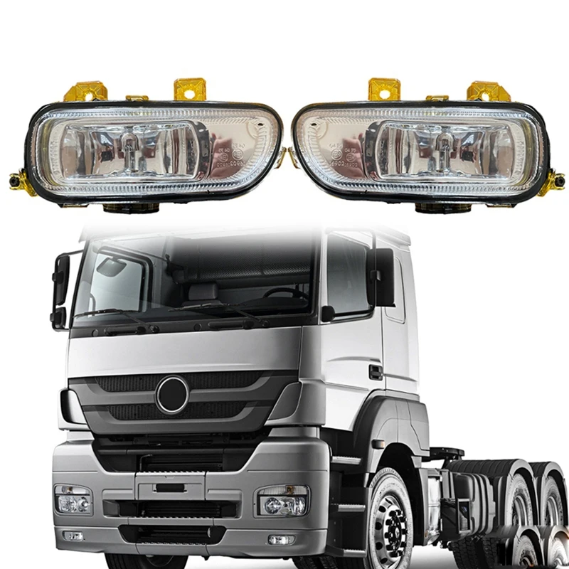 

2Pcs Truck Fog Lamp Accessories For Benz AXOR 9408200156 9408200056 E APPROVE