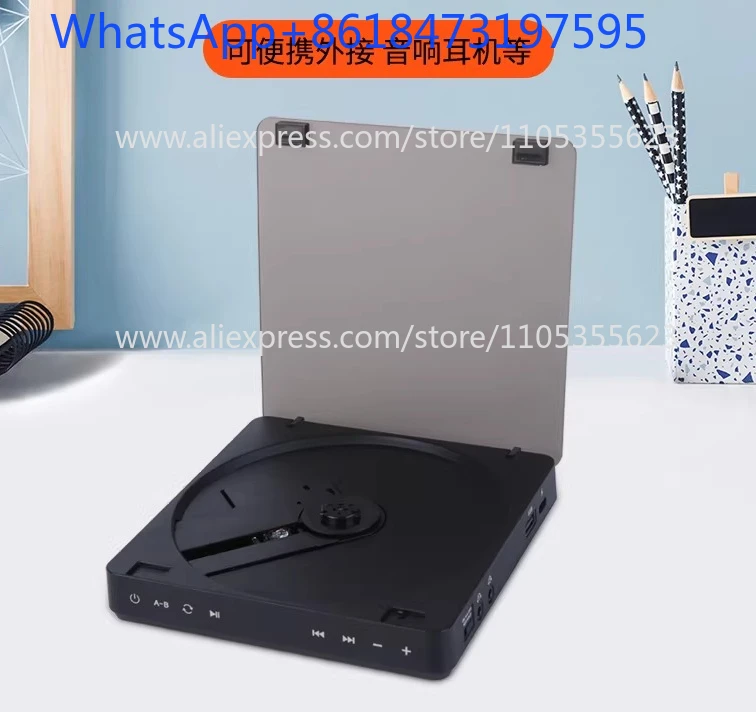 Wall mounted CD player Vinyl album player Bluetooth CD player Home portable Walkman