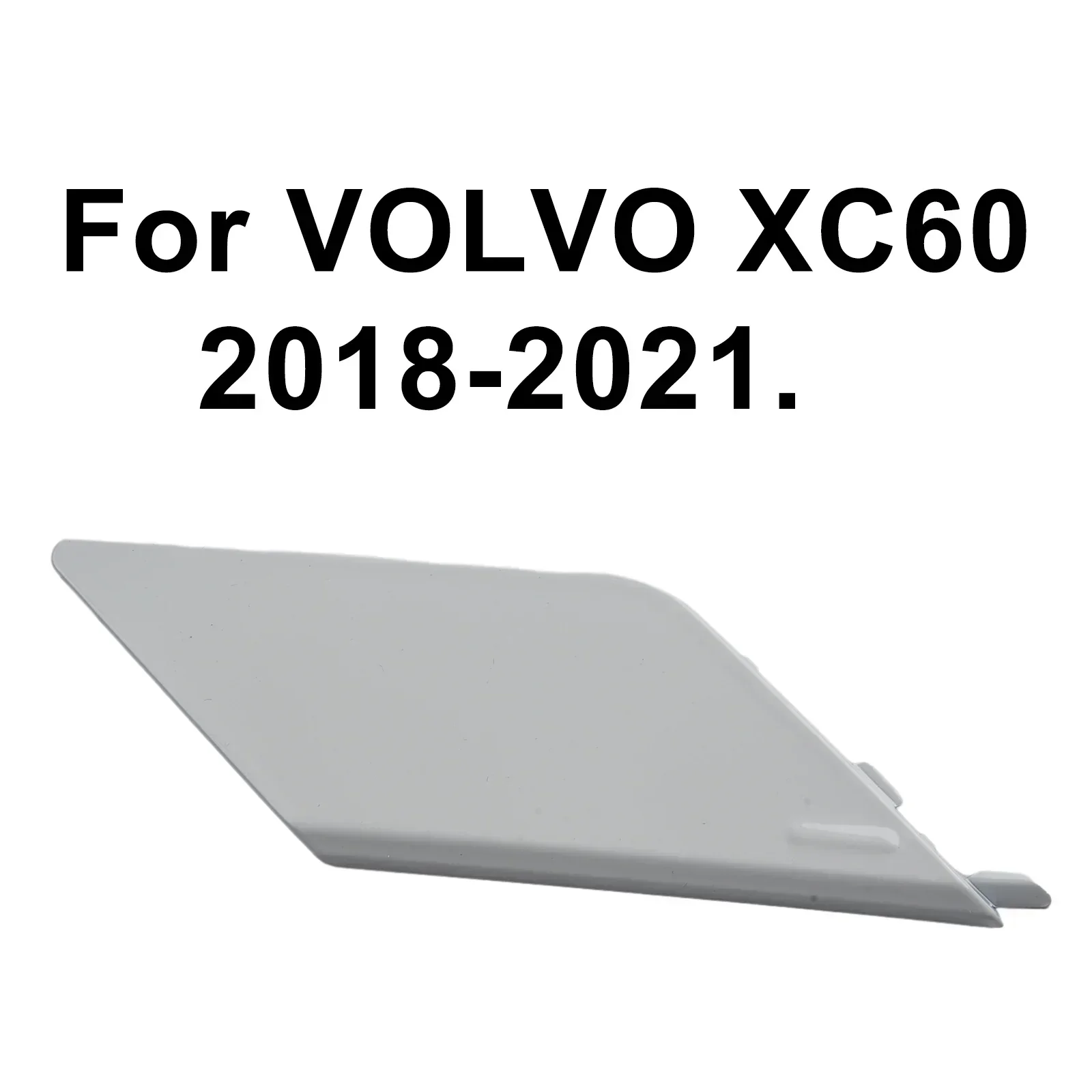 1Pcs Car Rear Bumper Tail Cap Tow Hook Eye Cover For VOLVO XC60 2018-2021 White Bumper Tow Hook Eye Covers Cap 31449210,39849034