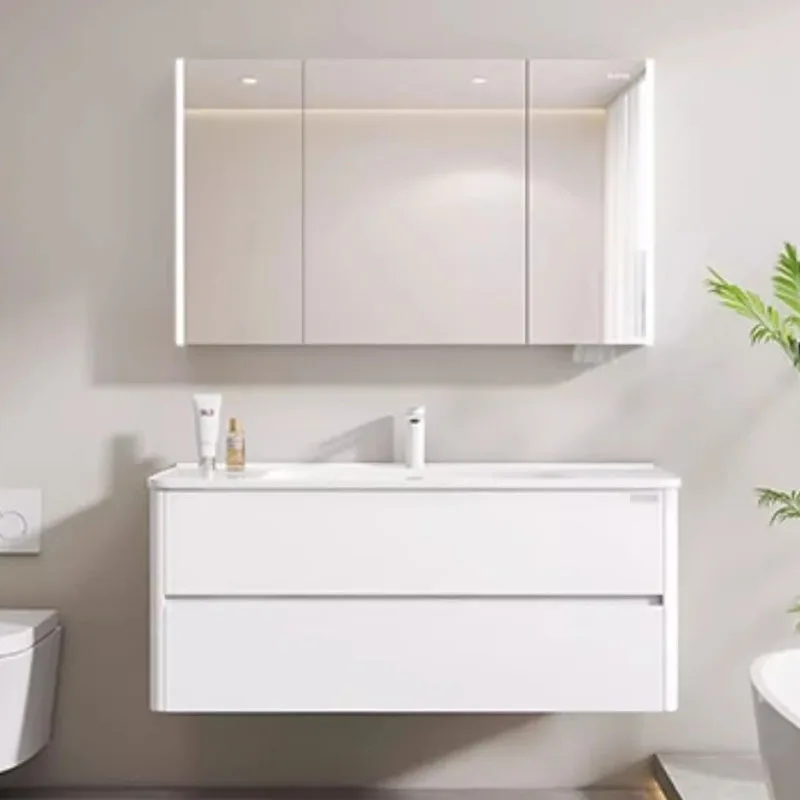 تخزين خزانة حمام بيضاء ورقة أقسام فاخرة حديثة عرض خزانة المرحاض منظم أرشيفادوريس أثاث الفندق #2