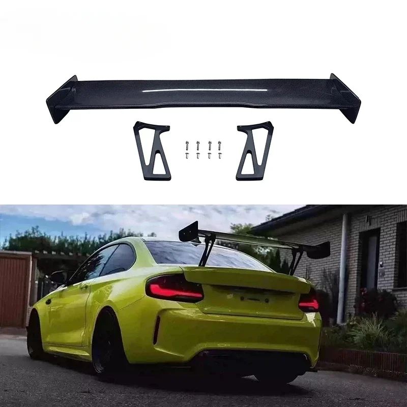 

Real Carbon Fiber Car Universal Rear Spoiler For BMW M2 M2C F22 F87 M3 M4 F80 F82 G80 G82 Car Spoiler Wing