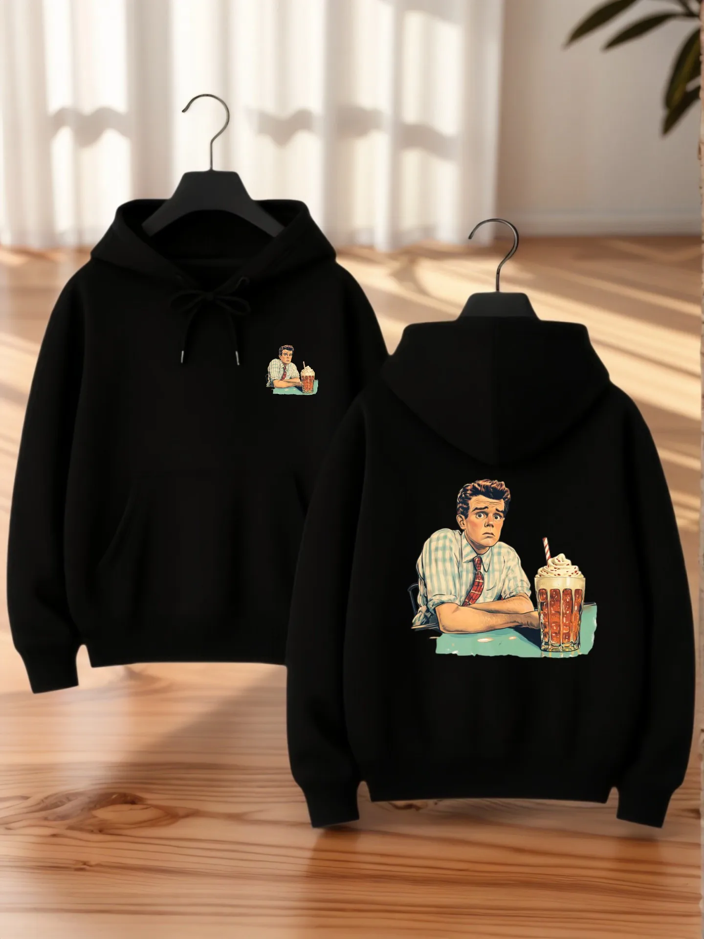 Sudadera con capucha gráfica para mujer, Hope - For - Corage Print, estilo informal streetwear, tela suave, uso diario informal, para adolescentes