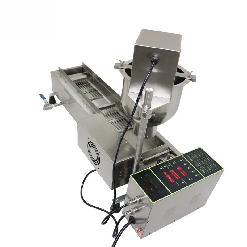 Commercial automatic single-row donut machine, digital display, intelligent Potti fryer