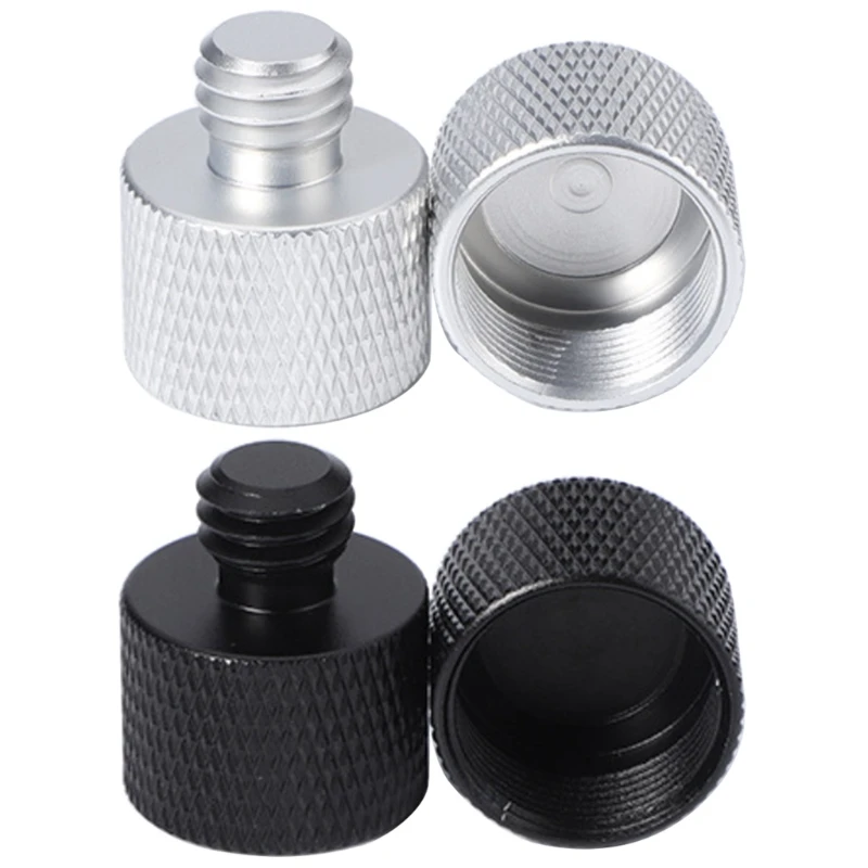 2x переходника для микрофонной стойки с винта 5/8 «мама» на 3/8 «папа» для крепления микрофона и подставки, дропшиппинг