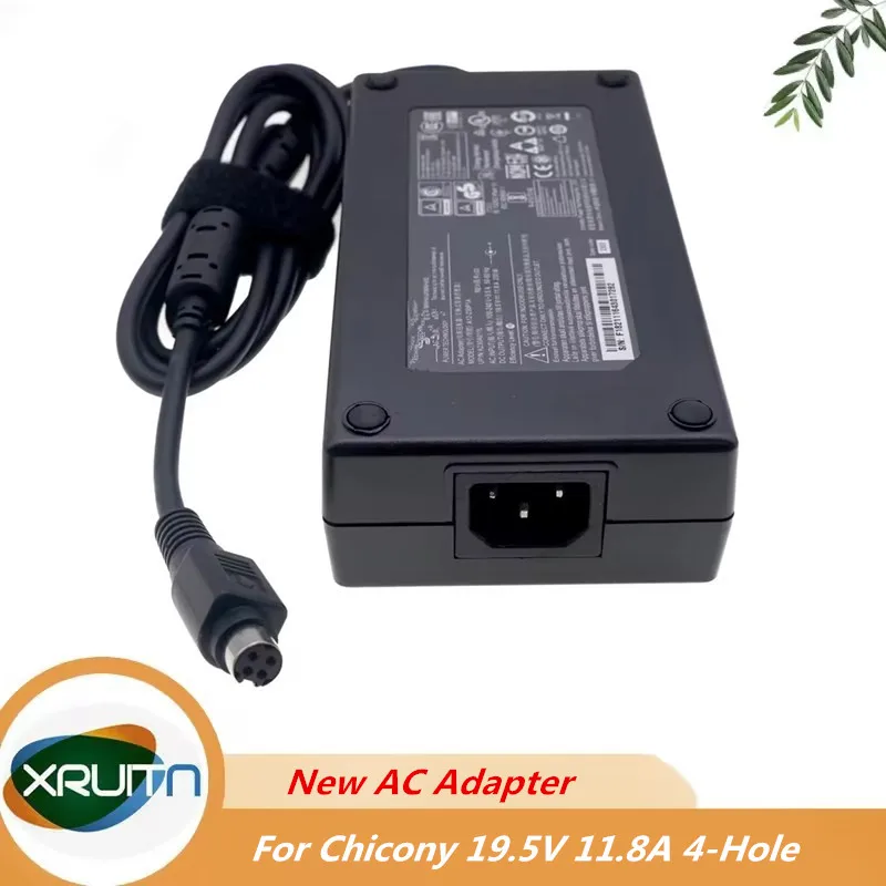 

Новая замена Chicony A12-230P1A 19,5 В 11,8 А 230 Вт 4-контактный адаптер переменного тока зарядное устройство для MSI GT76 GT73VR GE73 Raider блок питания