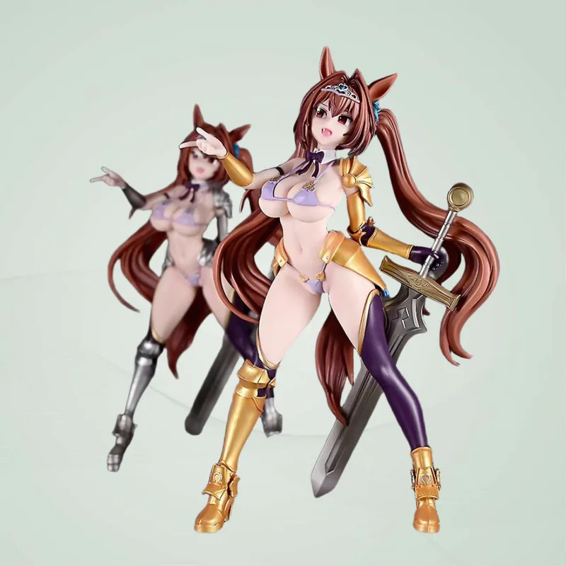 

Фигурка Uma Musume Pretty Derby Daiwa Scarlet, 25 см, ПВХ, аниме-статуэтка красивой девушки, украшение для рабочего стола для коллекционеров аниме