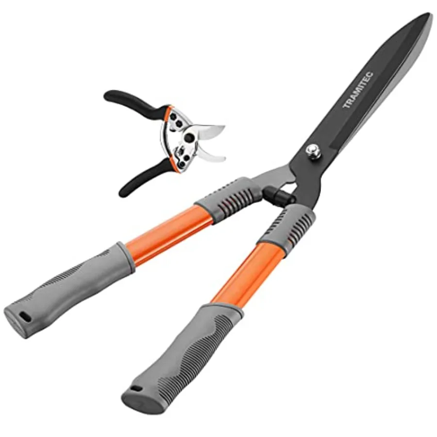 

Garden Hedge Shears. Hedge Clippers and Shears SET with er Pruning Shears. Heavy Duty Garden Clippers for Shaping Bushes Nicely