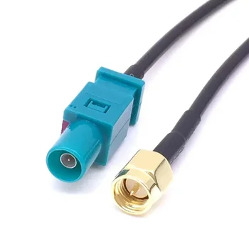 RG174 15 cm Universele Antenne Adapter Kabel Fakra-Z Male Naar SMA Male Voor GSM GPS DAB FM AM Stereo Radio Antenne