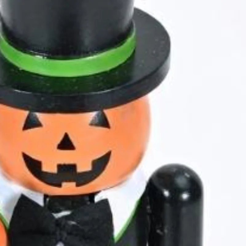 Halloween Wooden Nutcracker Wooden Nutcracker Figures Holiday Decor Goody Bag Fillers Spooky Decor Figurine for Home Display