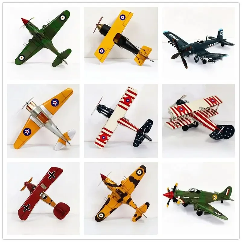 

Retro American Style Iron Sheet Aircraft Decoration, Living Room, Bar, Shopping Mall Decoration, Creative Home Craft Decoration