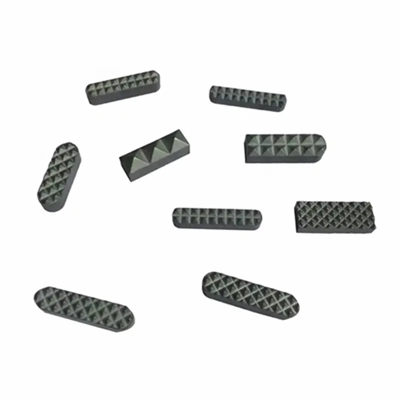 

YG8 YG11 1KG Geological mineral tungsten carbide serrated wedge grips blade cripper inserts gripper pad drilling jaws accessory