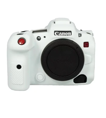 R5C ฝาครอบซิลิโคนยางซิลิโคนกล้องสําหรับ Canon EOS R5C สีดําสีแดงสีขาวสีเหลืองสีเขียว