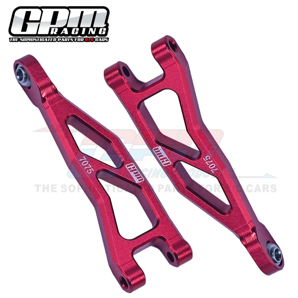 GPM Metal 7075 Rear Upper Suspension Arm Set ARA330808 for ARRMA 1/18 GRANITE GROM MEGA 4X4 ARA2102 Monster Truck Upgrade Parts