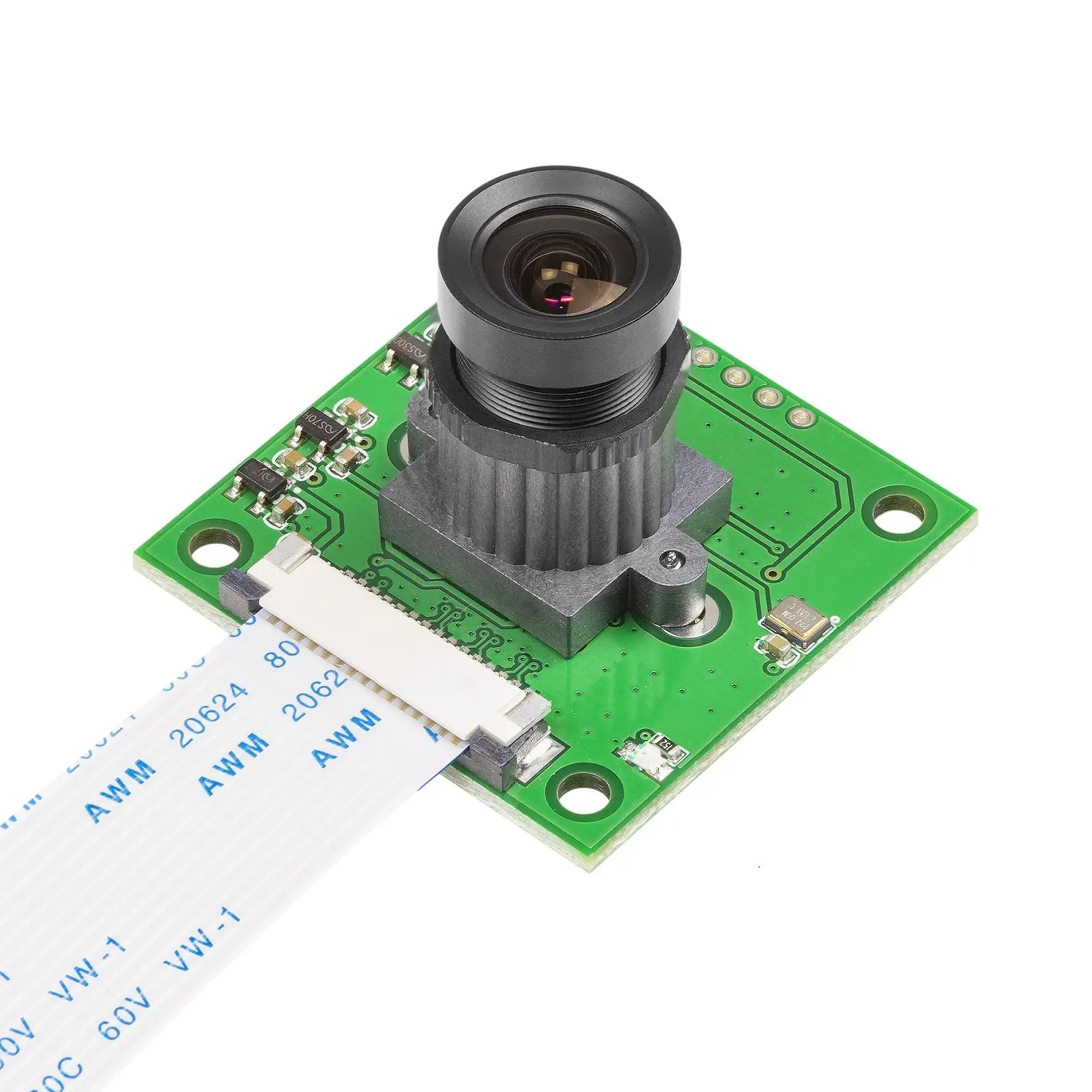 OV5647 Camera Board /w M12x0.5 mount Lens fully compatible with Raspberry Pi 4/3B+/3 Camera